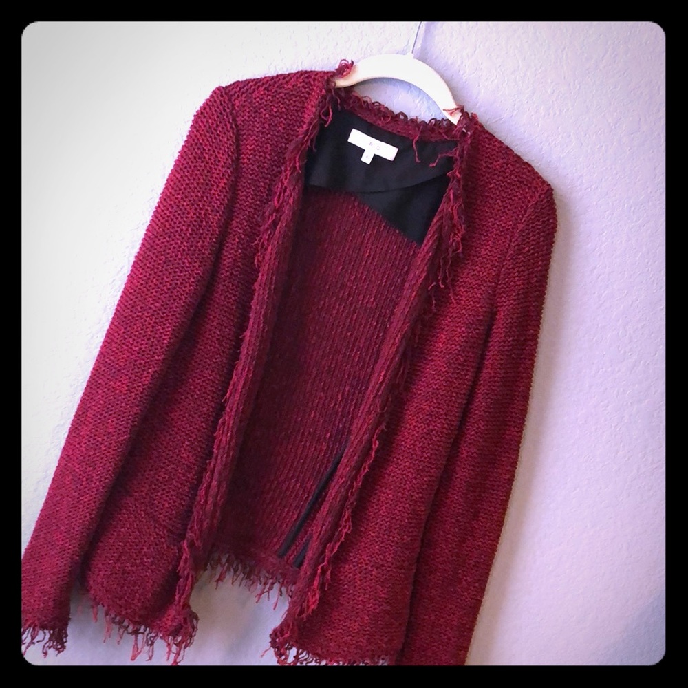 IRO fringe open front boucle jacket - Last Chance